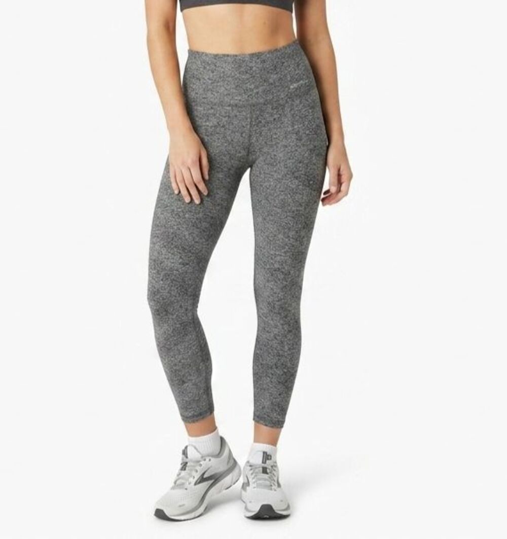 Beyond Yoga Spacedye High Waisted Midi Leggings Grey Charcoal Heather Size L